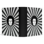 retro afro dude black and white-01 binders