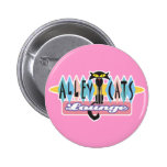 retro alley cats lounge sign pin