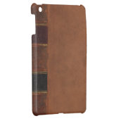 Retro Antique Book, faux leather bound brown iPad Mini Cases