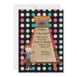Retro Arcade Skee Ball Boys Birthday Invitation