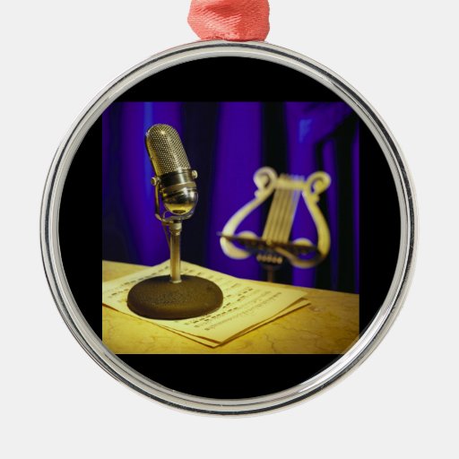 Retro Arts & Entertainment Elements 2 Ornament