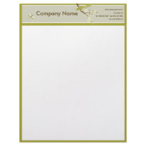 Retro Asian-Inspired Simplicity Letterhead