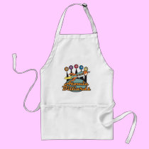 retro atomic billiards sign aprons