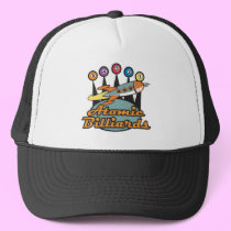 retro atomic billiards sign hats