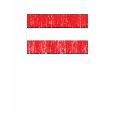 Retro Austria Flag T-shirt by aesthete