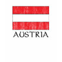 Retro Austria Flag t-shirt by aesthete Retro Austria Flag t-shirt