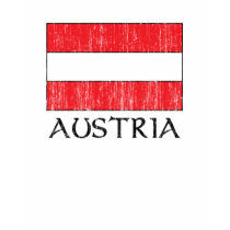 Retro Austria Flag t-shirt by aesthete Retro Austria Flag t-shirt
