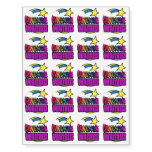 retro awesome waitress temporary tattoos