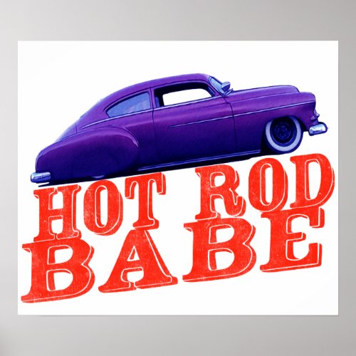 Retro babe print
