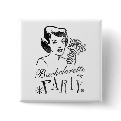 Retro Bachelorette Party Pin