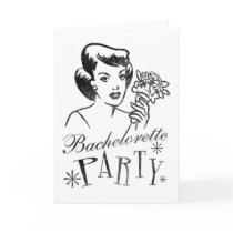 Retro Bachelorette Party cards