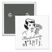 Retro Bachelorette Party Pin