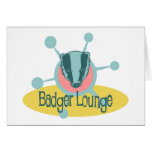 Retro Badger Lounge Card