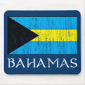 Retro Bahamas Flag Mousepad by aesthete Retro Bahamas Flag Mousepad