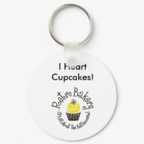 Retro Bakery I Heart Cupcakes Key Chain! keychains by retrobakery Retro Bakery I Heart Cupcakes Key Chain! keychains