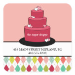 Retro Bakery Product Label Stickers