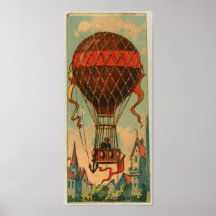 Retro Ballon Godard Poster