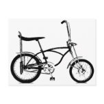 Retro Banana Seat Bike Postcards