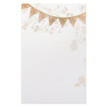 Retro banner letter personalized stationery