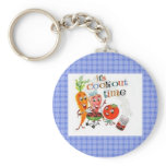 Retro Barbecue Keychain