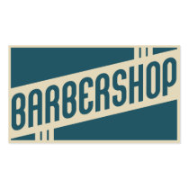 retro barbershop business card templates