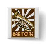 Retro Baritone Pinback Buttons
