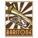 Retro Baritone Personalized Letterhead