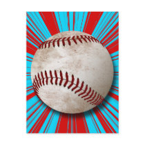 RETRO BASEBALL DESIGN POST CARDS