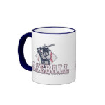 Retro Baseball Diamond Shirts and Gift Items mugs