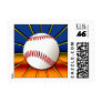 Retro Baseball Stamp