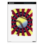 Retro Baseball Decal For iPad 3