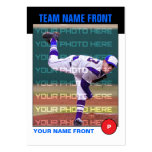 Retro Baseball Trading Card Business Cards