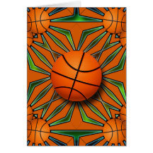 RETRO BASKETBALL GREETING CARDS