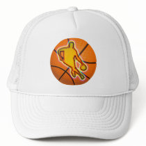 RETRO BASKETBALL hats by dgpaulart RETRO BASKETBALL hats