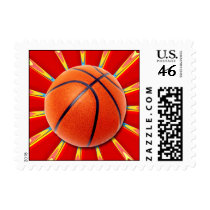 Retro Basketball Stamps
