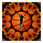 RETRO BASKETBALL POSTER