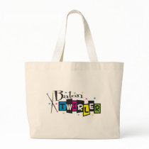 Retro Baton Twirler Tote Bag