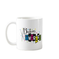 Retro Baton Twirler mugs by DanceTwirlObsessions Retro Baton Twirler mugs