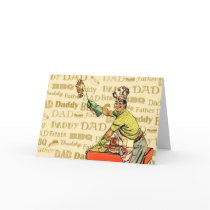 Retro BBQ Dad Cards