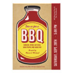 Retro BBQ Sauce Party Invitations