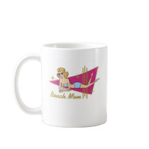 Retro Beach Mom mugs