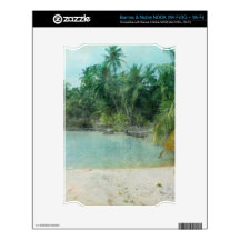 Retro Beach Print NOOK Decal