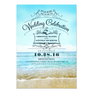 Design my own beach wedding invitations