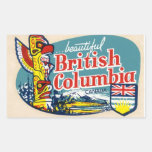 Retro Beautiful British Columbia Canada Sticker