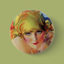 Retro Beauty Pinback Button Retro Beauty Pinback Button