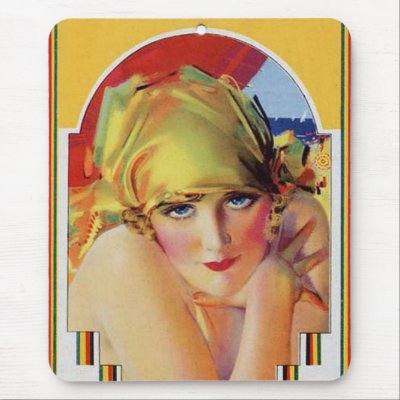 Retro Beauty Mouse Pads Zazzle_mousepad Retro Beauty Mouse Pads Zazzle_mousepad