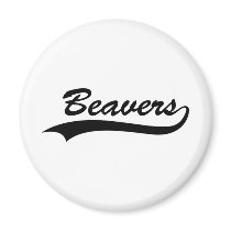 Retro Beaver magnets by animalworld Retro Beaver magnets