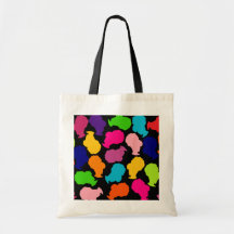 Retro BeeHive Confetti Tote Bags