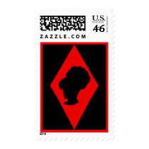 Retro BeeHive Diamond Cameo Postage