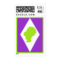 Retro BeeHive Diamond Cameo Postage